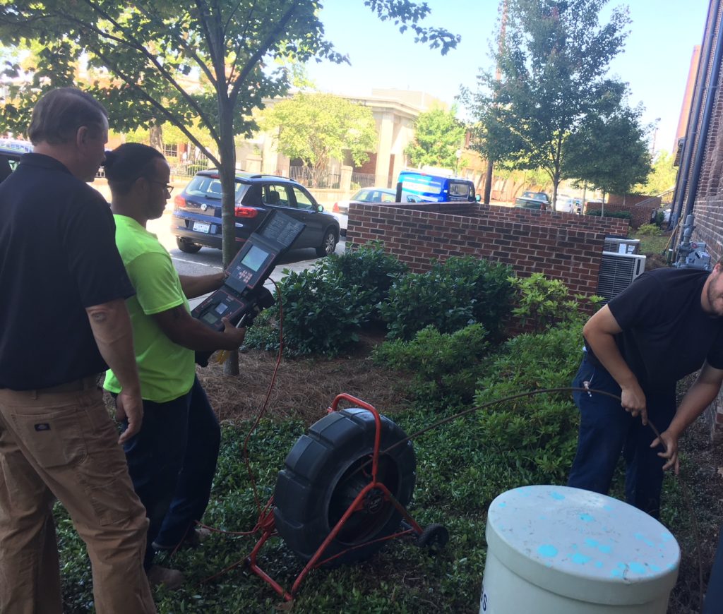 Charleston sewer camera inspection